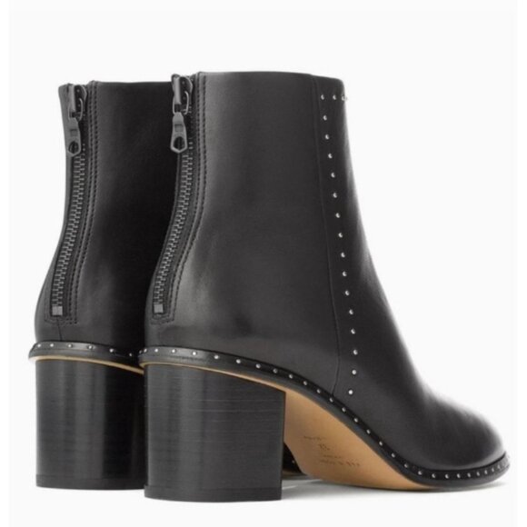 Rag & Bone Willow Stud Leather Boots In Black Size EU 41/US 11 - Picture 16 of 16
